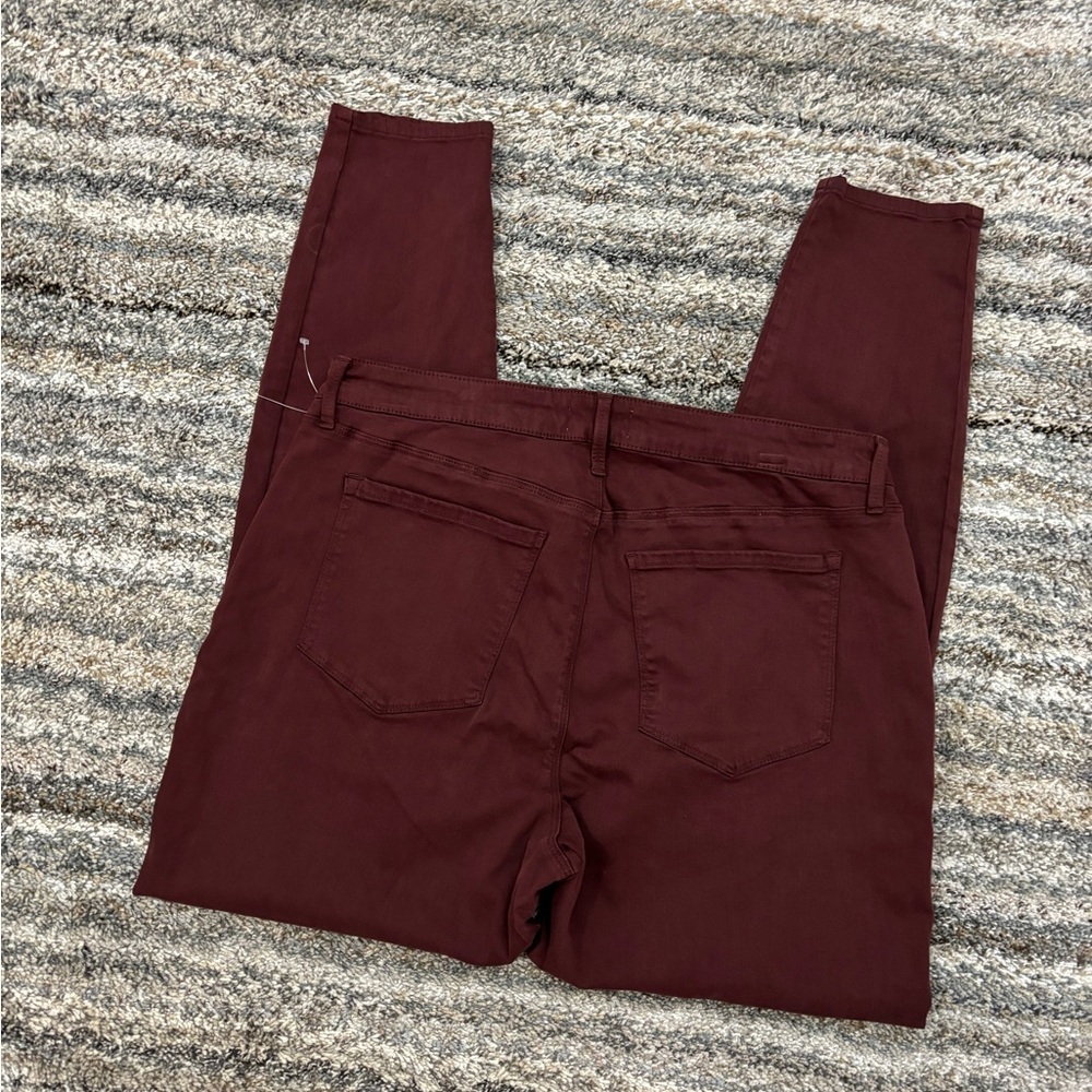 Pistola Skinny Jeans Sz 33 NWT | Pistola Maroon Skinny Jeans | Pistola Jeans NWT - Picture 12 of 12